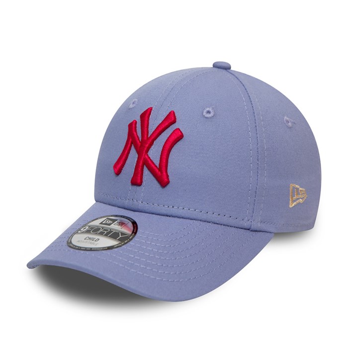 New York Yankees League Essential Lapset 9FORTY Lippis Violetit - New Era Lippikset Tukkukauppa FI-450271